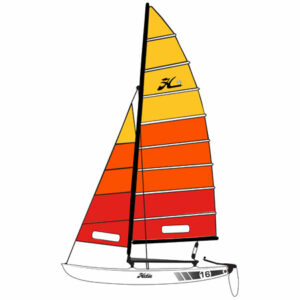 Gioco vele Hobie 16 Zephyr
