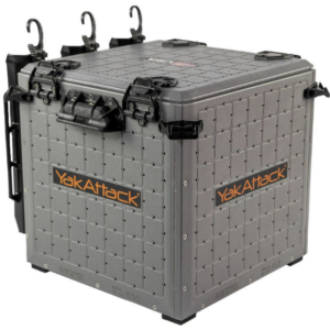 Yakattack BlackPak Pro Kayak Fishing Crate - 13" x 13" Battleship Grey