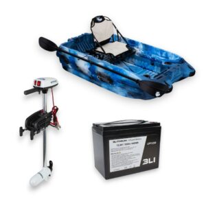 COMBO Galaxy Kayaks Strike + Watersnake T24 + Batteria 12V 50ah